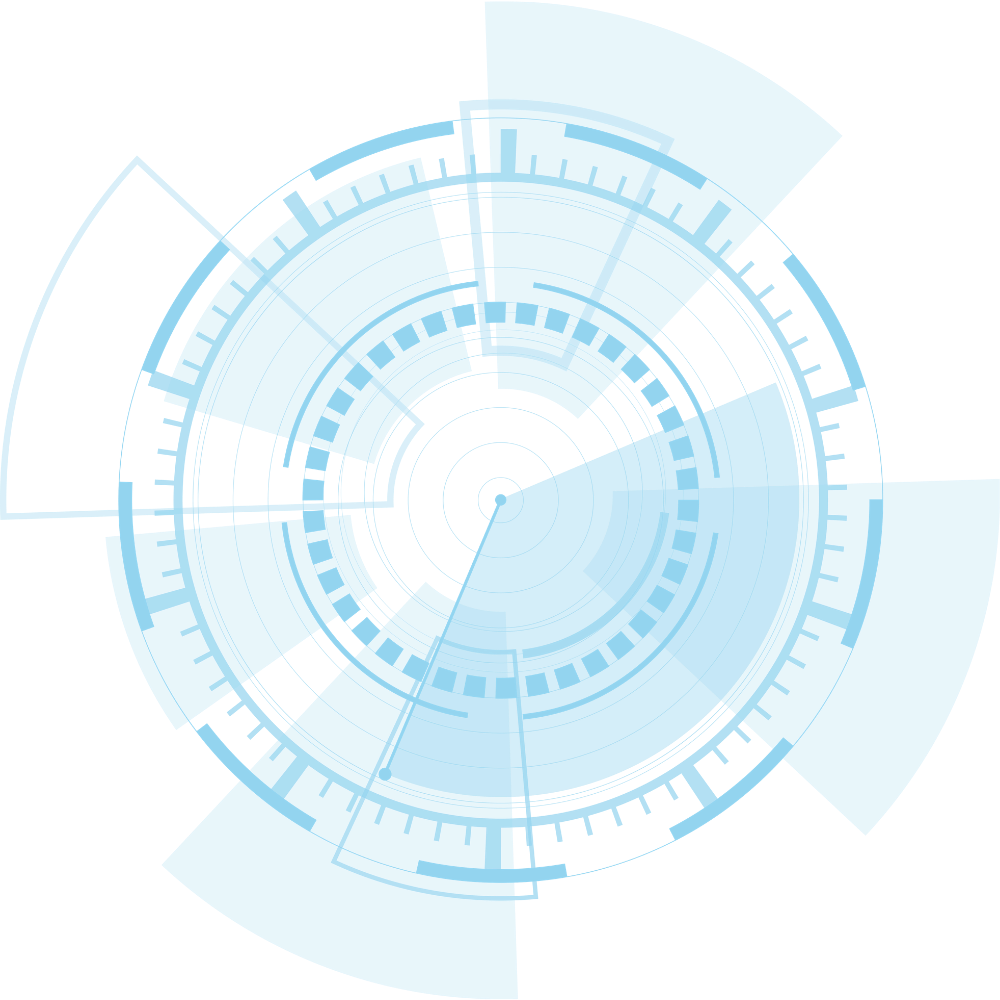 Tech visualization abstract